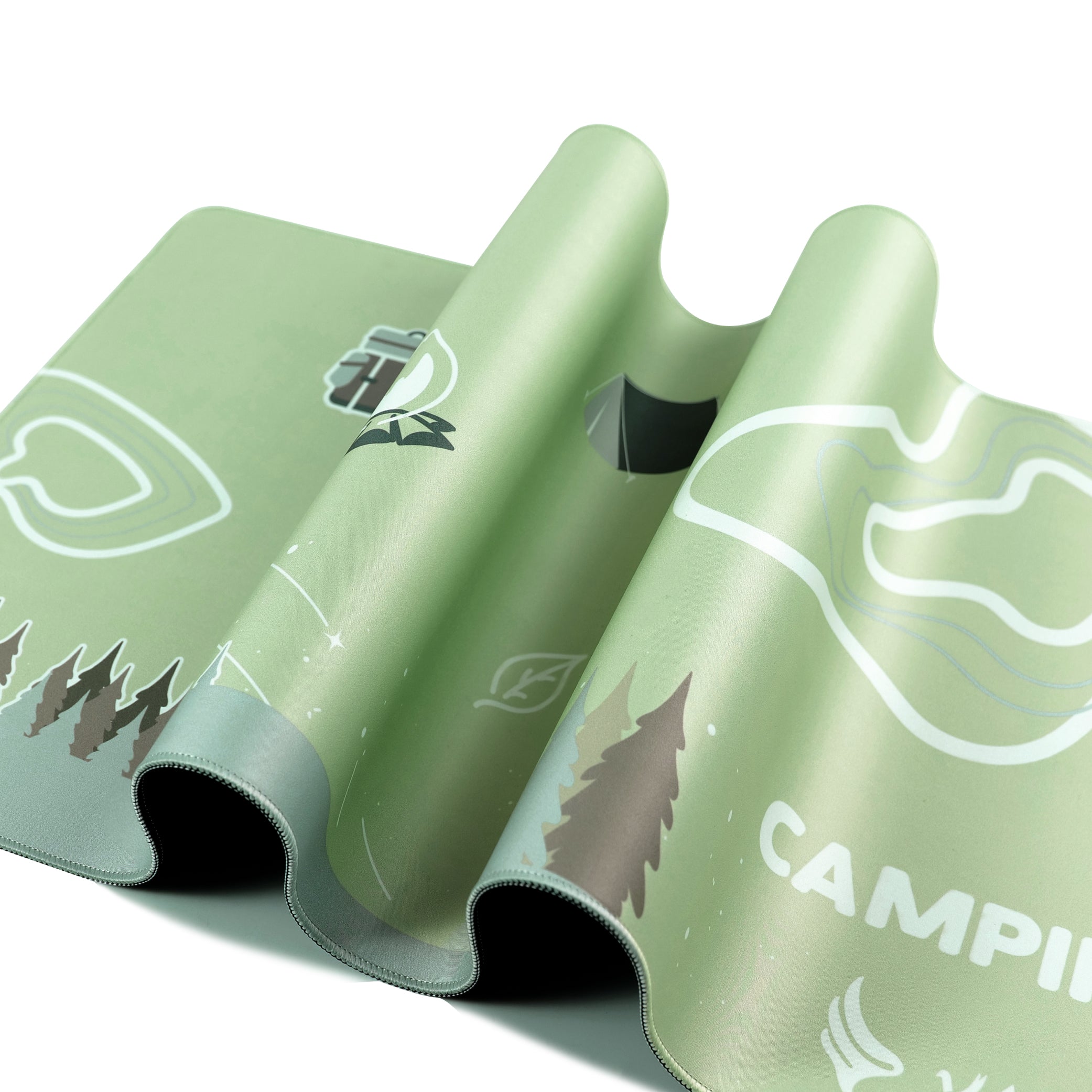 V01 滑鼠墊 林間篝火