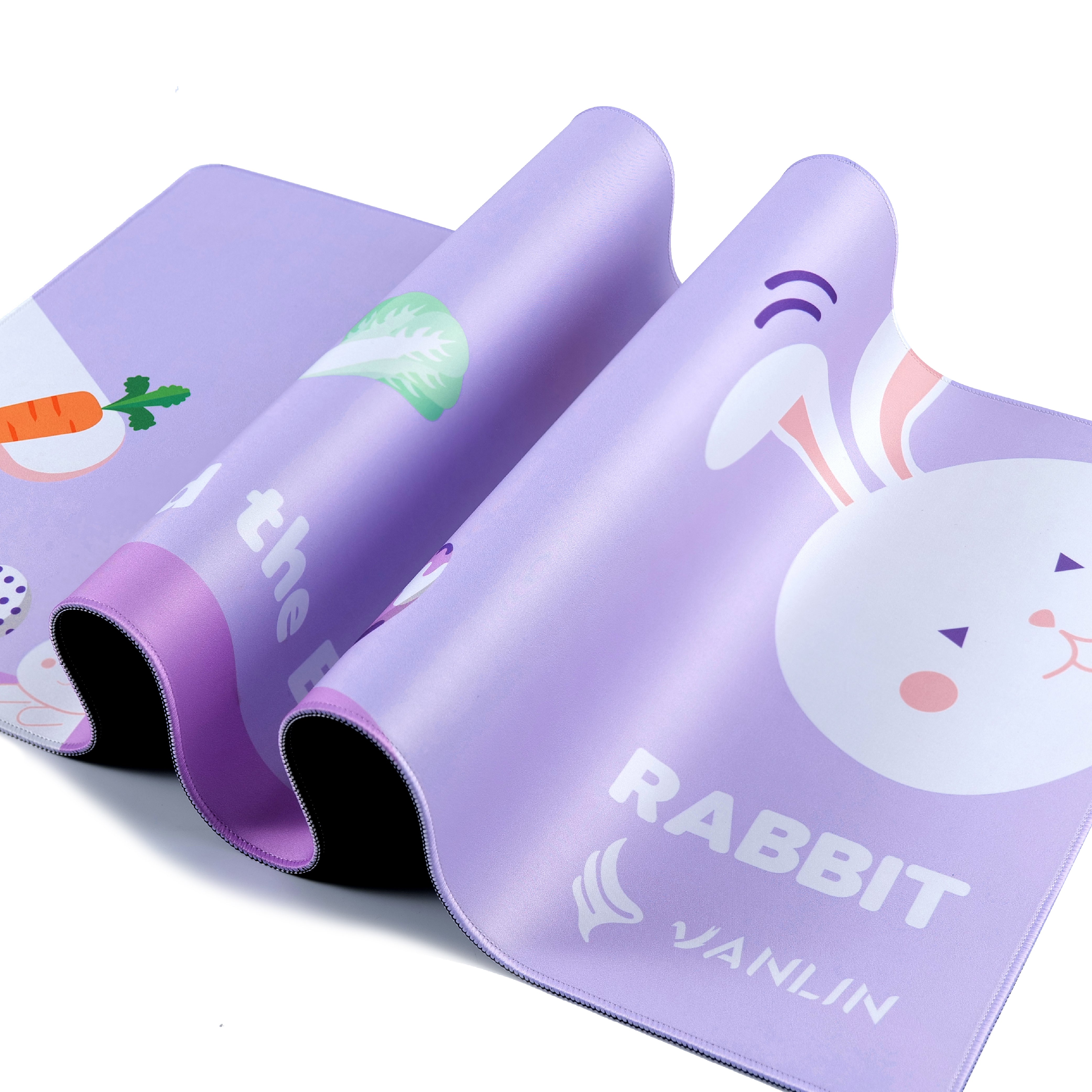 V01 滑鼠墊 白兔夜語