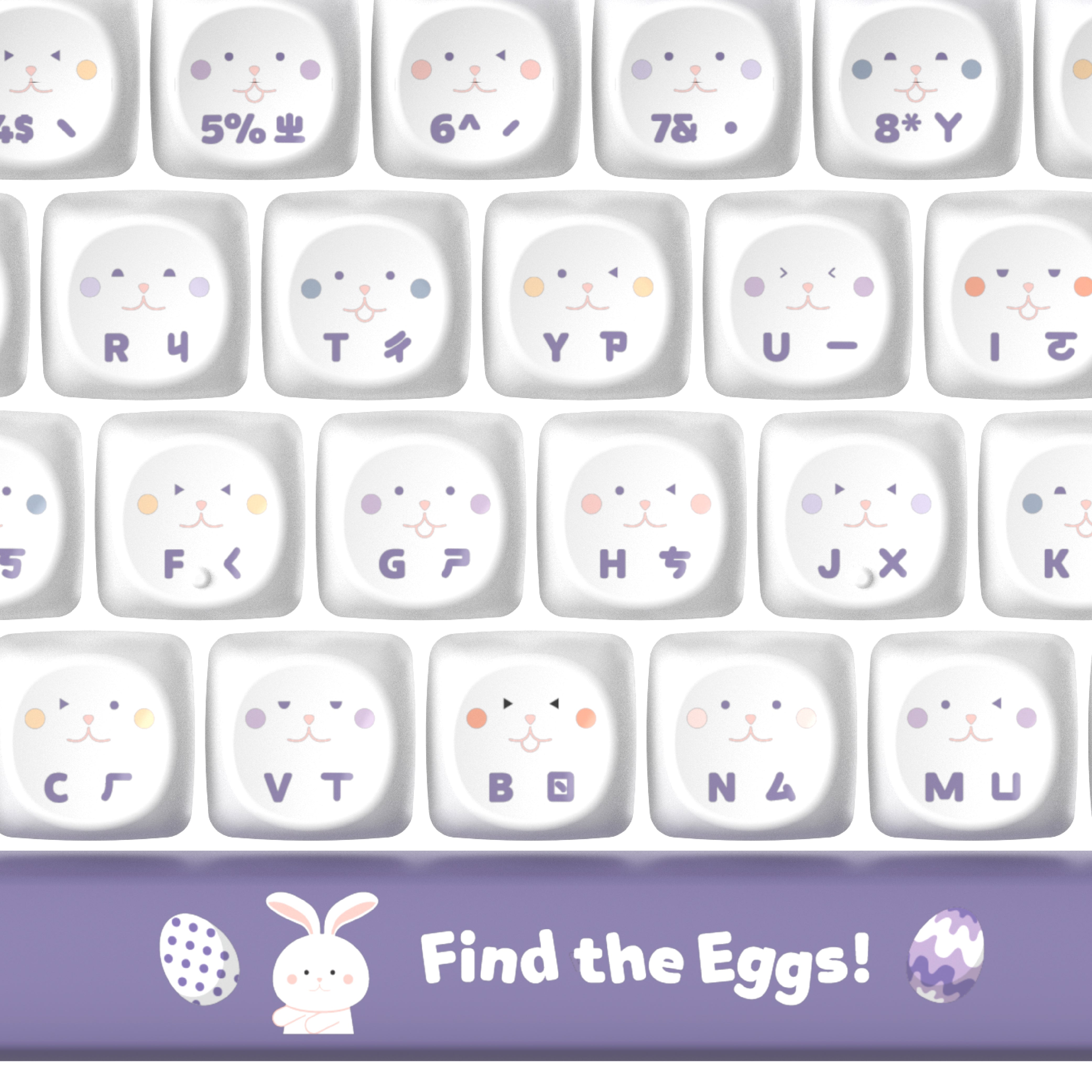 白兔夜語(鍵帽)