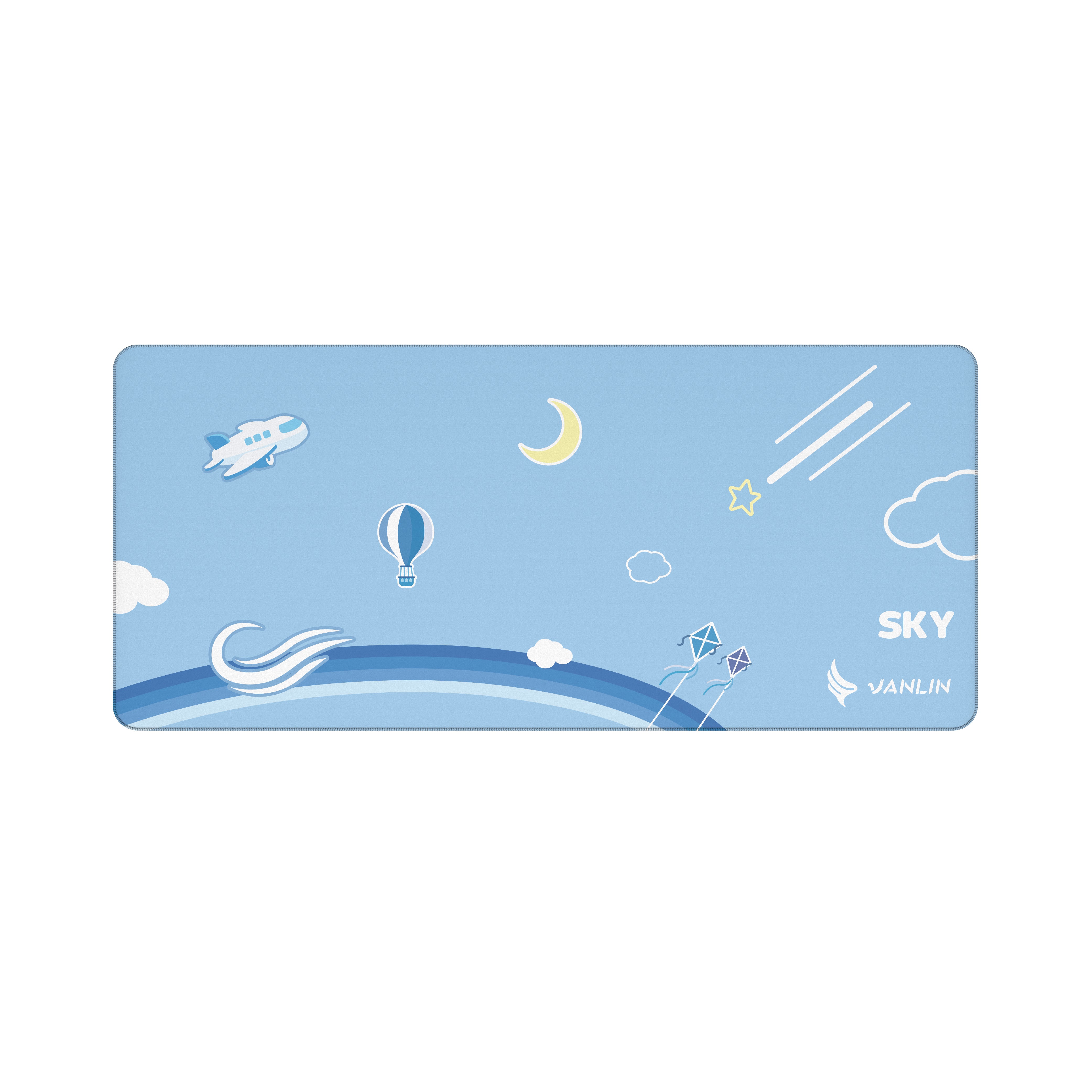 V01 滑鼠墊 雲朵蹦蹦