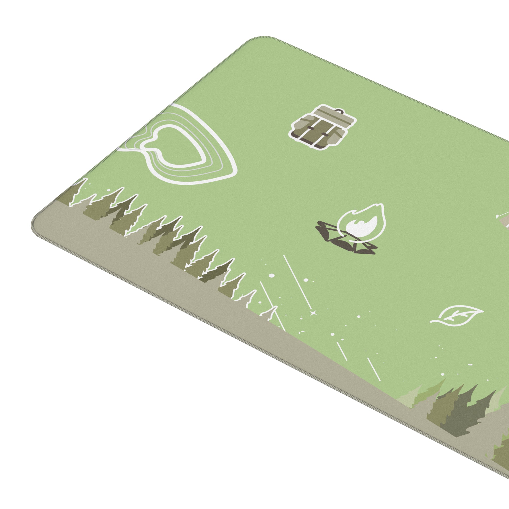 V01 滑鼠墊 林間篝火