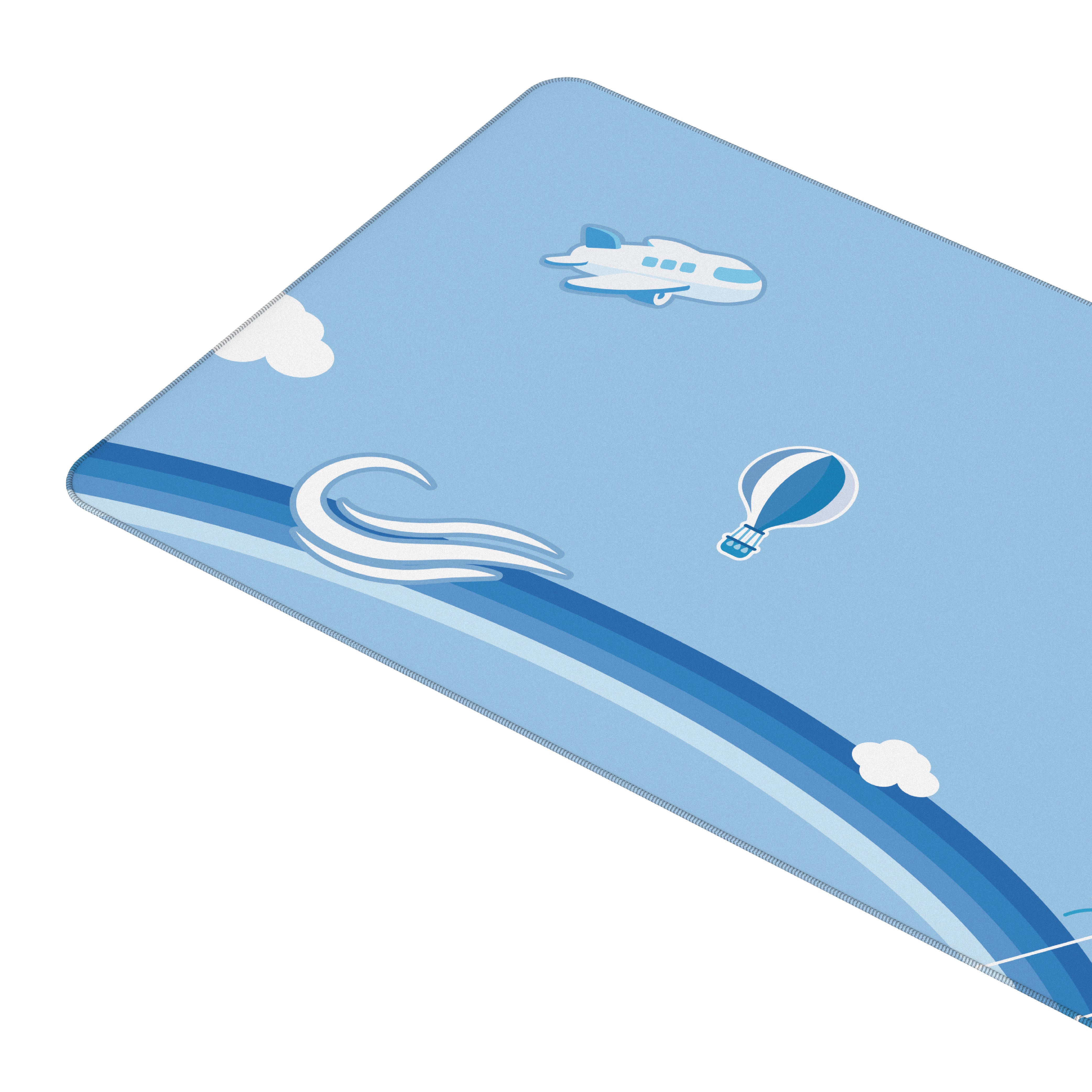 V01 滑鼠墊 雲朵蹦蹦