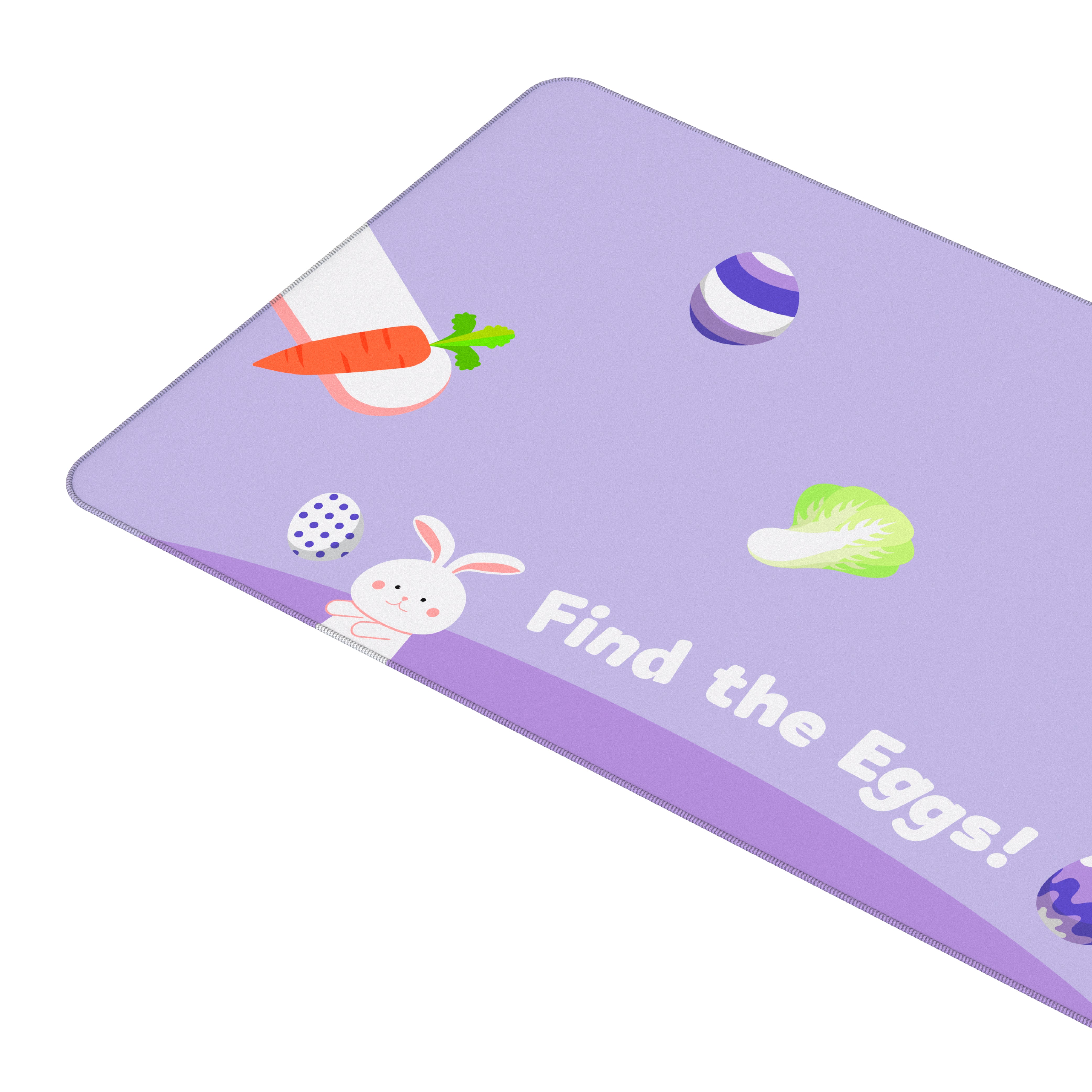 V01 滑鼠墊 白兔夜語