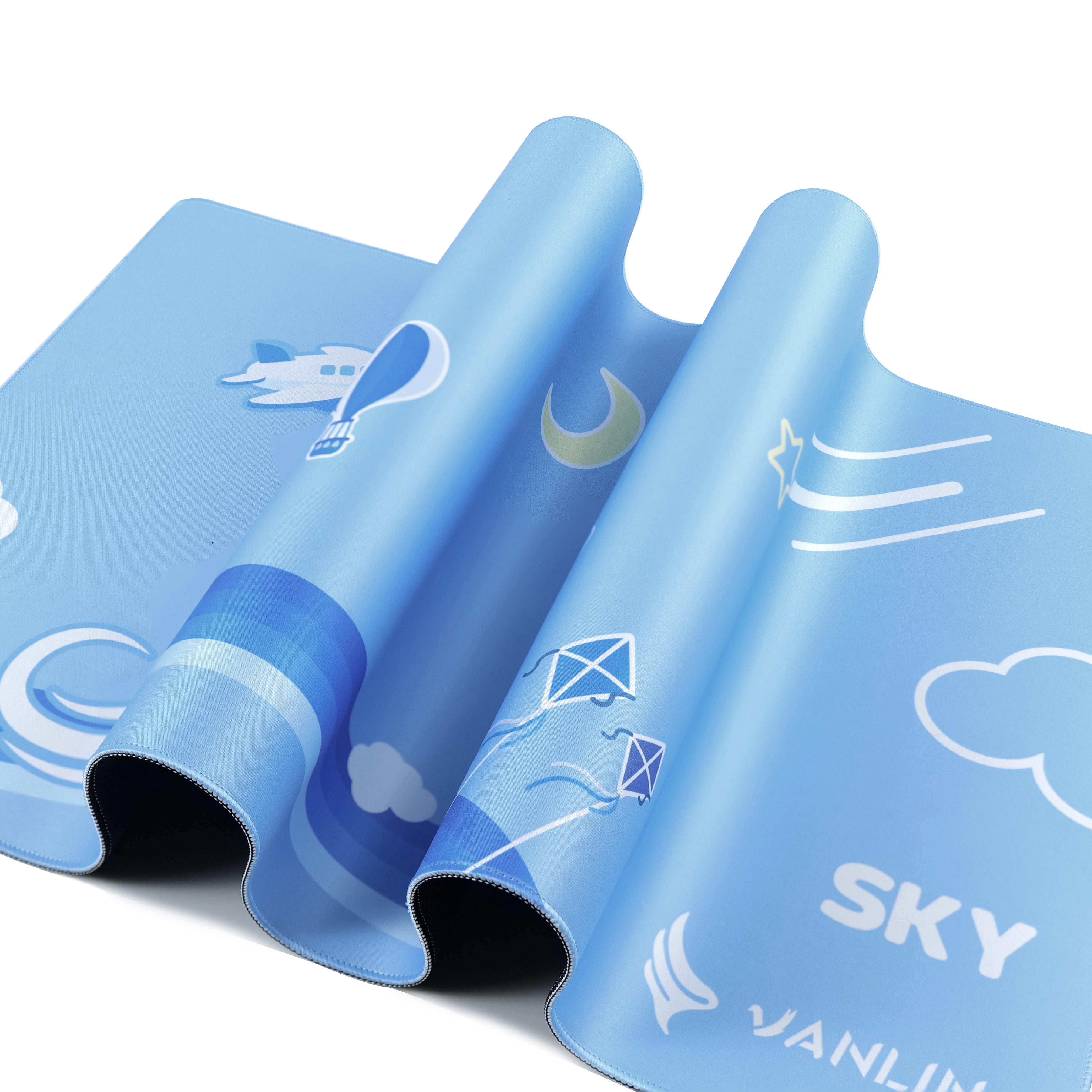 V01 滑鼠墊 雲朵蹦蹦